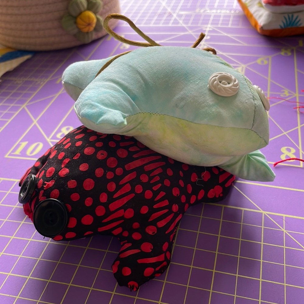 Happy Little Frog Pin Cusion